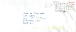 Entier Postal Postal Stationary Canada Balance Justice 