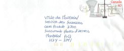 Entier Postal Postal Stationary Canada Balance Justice 
