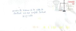 Entier Postal Postal Stationary Canada Balance Justice 