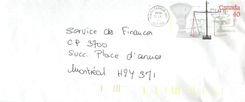 Entier Postal Postal Stationary Canada Balance Justice 