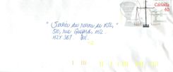 Entier Postal Postal Stationary Canada Balance Justice St Constant