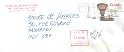 Entier Postal Postal Stationary Canada Balance Dayton