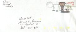 Entier Postal Postal Stationary Canada Balance Dayton