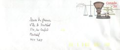 Entier Postal Postal Stationary Canada Balance Dayton