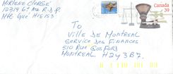 Entier Postal Postal Stationary Canada Balance Dayton  