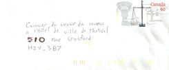 Entier Postal Postal Stationary Canada Balance Dayton  