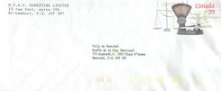 Entier Postal Postal Stationary Canada Balance Dayton  