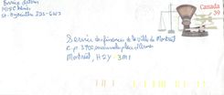 Entier Postal Postal Stationary Canada Balance Dayton  