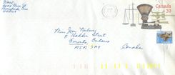 Entier Postal Postal Stationary Canada Balance Dayton  