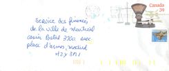 Entier Postal Postal Stationary Canada Balance Dayton  