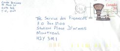 Entier Postal Postal Stationary Canada Balance Dayton  
