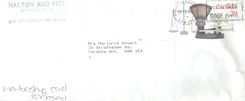 Entier Postal Postal Stationary Canada Balance Dayton  