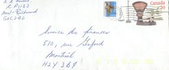 Entier Postal Postal Stationary Canada Balance Dayton  
