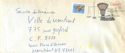 Entier Postal Postal Stationary Canada Balance Dayton  
