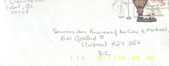 Entier Postal Postal Stationary Canada Balance Dayton  Montreal