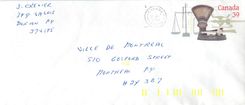 Entier Postal Postal Stationary Canada Balance Dayton  