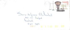 Entier Postal Postal Stationary Canada Balance Dayton  