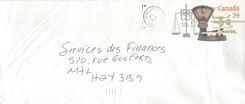 Entier Postal Postal Stationary Canada Balance Dayton  
