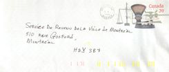 Entier Postal Postal Stationary Canada Balance Dayton  Montreal