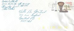 Entier Postal Postal Stationary Canada Balance Dayton  
