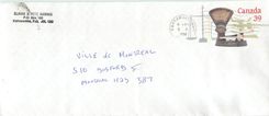 Entier Postal Postal Stationary Canada Balance Dayton  Kahnawake
