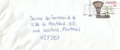 Entier Postal Postal Stationary Canada Balance Dayton  