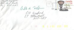 Entier Postal Postal Stationary Canada Balance Dayton  