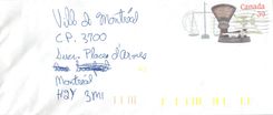 Entier Postal Postal Stationary Canada Balance Dayton  St Sauveur des Monts