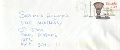 Entier Postal Postal Stationary Canada Balance Dayton  
