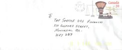 Entier Postal Postal Stationary Canada Balance Dayton  
