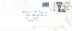 Entier Postal Postal Stationary Canada Balance Dayton  
