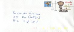 Entier Postal Postal Stationary Canada Balance Dayton  