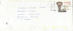 Entier Postal Postal Stationary Canada Balance Dayton  Verona