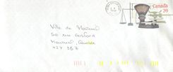 Entier Postal Postal Stationary Canada Balance Dayton  