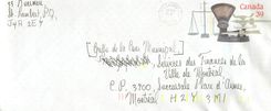 Entier Postal Postal Stationary Canada Balance Dayton  