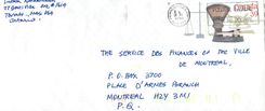 Entier Postal Postal Stationary Canada Balance Dayton  