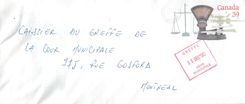 Entier Postal Postal Stationary Canada Balance Dayton  
