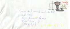 Entier Postal Postal Stationary Canada Balance Dayton  