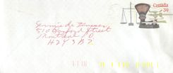 Entier Postal Postal Stationary Canada Balance Dayton  