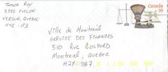 Entier Postal Postal Stationary Canada Balance Dayton 