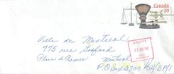 Entier Postal Postal Stationary Canada Balance Dayton 