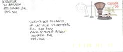 Entier Postal Postal Stationary Canada Balance Dayton 