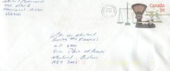 Entier Postal Postal Stationary Canada Balance Dayton 