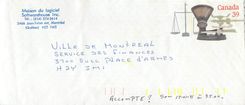 Entier Postal Postal Stationary Canada Balance Dayton 