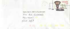 Entier Postal Postal Stationary Canada Balance Dayton 