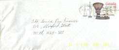 Entier Postal Postal Stationary Canada Balance Dayton Chateauguay