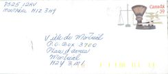 Entier Postal Postal Stationary Canada Balance Dayton 