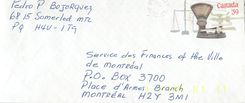Entier Postal Postal Stationary Canada Balance Dayton 