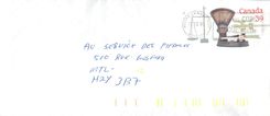 Entier Postal Postal Stationary Canada Balance Dayton 