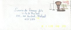 Entier Postal Postal Stationary Canada Balance Dayton 